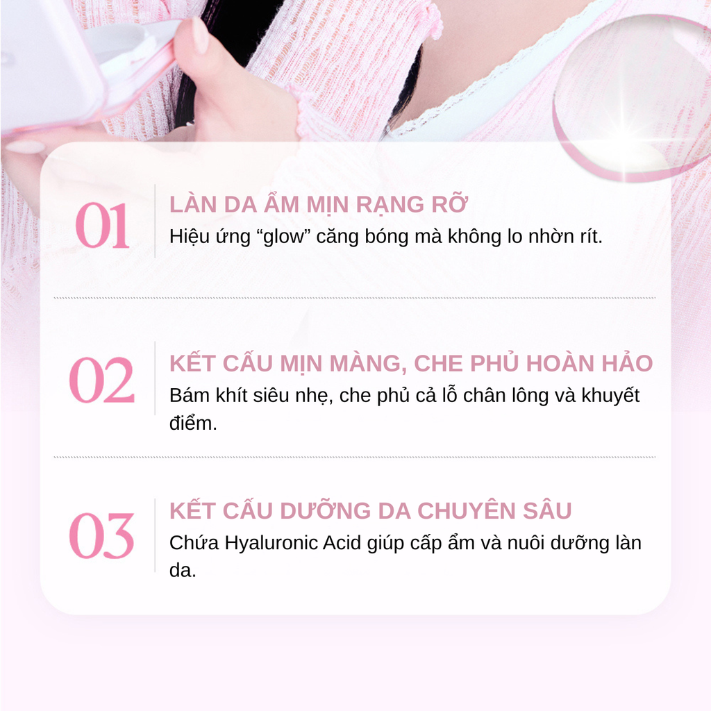 Phấn Nước Trang Điểm Clio Kill Cover Mesh Glow Essential Cushion SPF50+ PA++++ 15g (tặng kèm lõi)