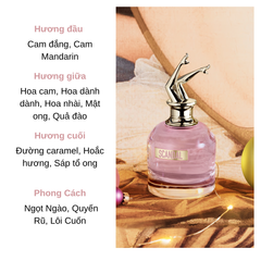 Set Nước Hoa Nữ Scandal Jean Paul Gaultier Eau De Parfum (EDP 80ml + EDP 6ml + Body Lotion 75ml)