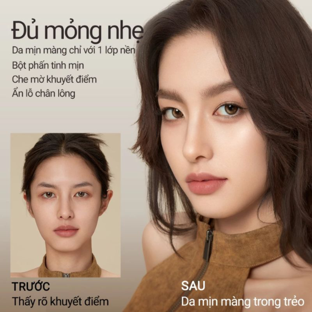 Kem Nền Cho Da Hỗn Hợp Carslan Traceless Lasting Foundation 30g