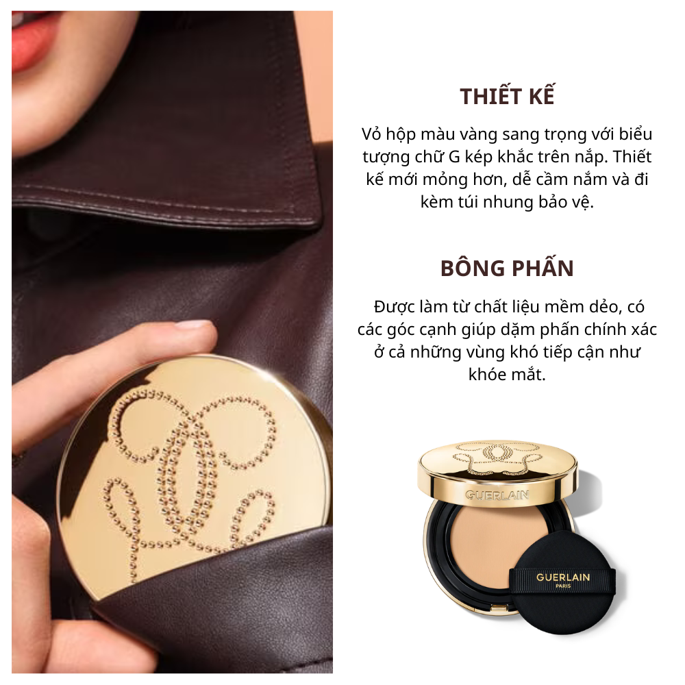 Phấn Nước Guerlain Parure Gold Skin Mesh Cushion 12g