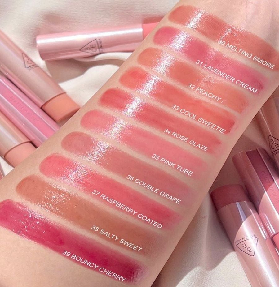 Son Bóng Dưỡng Ẩm 3CE Glazy Lip Glow 5g