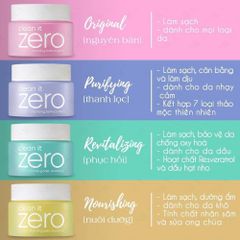 Tẩy Trang Dạng Sáp Banila Co Clean It Zero Cleansing Balm 100ml
