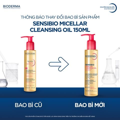 Dầu Tẩy Trang Bioderma Sensibio Micellar Cleansing Oil 150ml