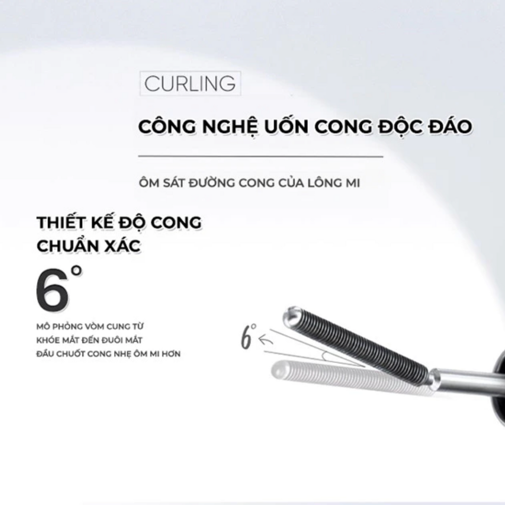 Mascara Làm Cong Dài & Tơi Mi Judydoll Curling Iron Mascara 3g