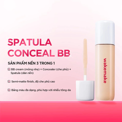 Kem Nền Wakemake Spatula Conceal BB SPF30 PA++ 20ml