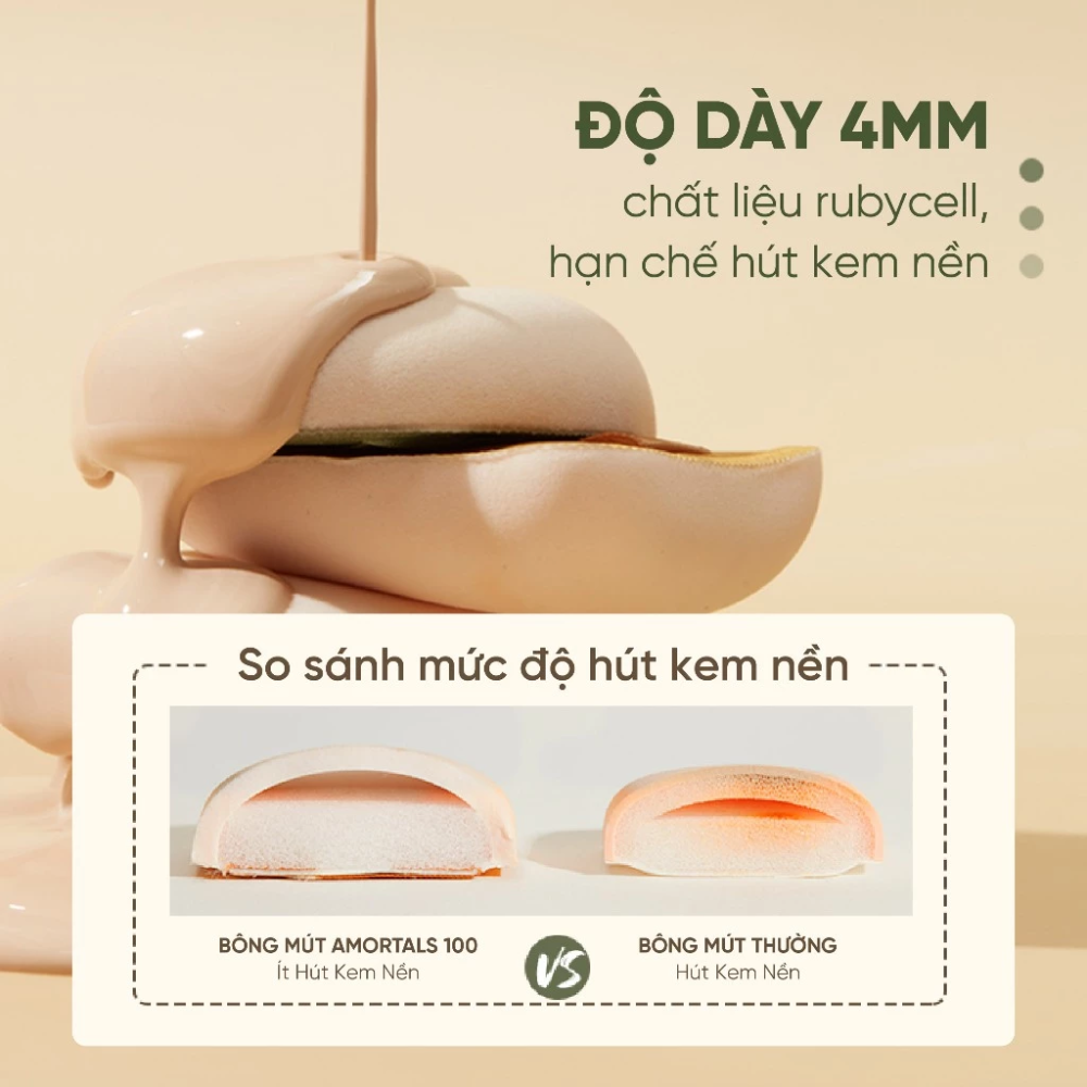 Bộ 5 Bông Mút Amortals Bonus Points Powder Puff Combo Pack