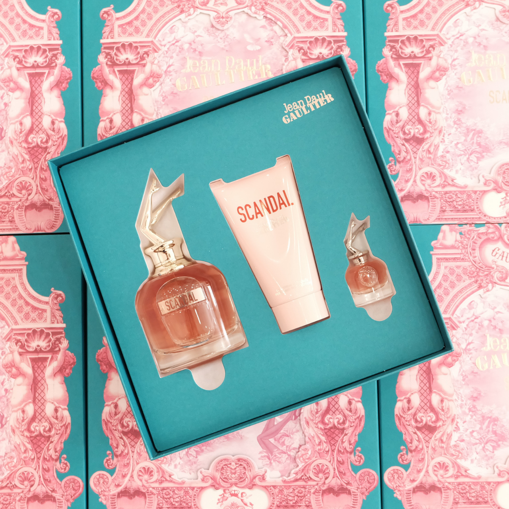 Set Nước Hoa Nữ Scandal Jean Paul Gaultier Eau De Parfum (EDP 80ml + EDP 6ml + Body Lotion 75ml)