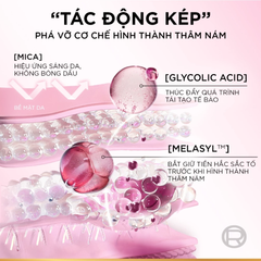 Kem Dưỡng Sáng Da Mờ Thâm Mụn & Nám Loreal Glycolic-Bright Matte Luminizing Cream 30ml