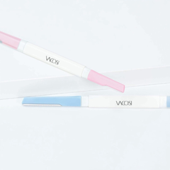 Set Dao Cạo Mày Vacosi 2 Đầu Xanh Hồng DC18 Dual-End Eyebrow Razor