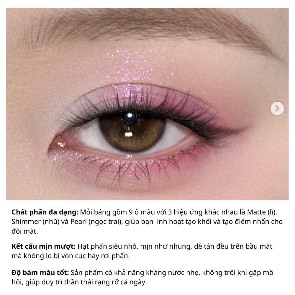 Phấn Mắt 9 Màu Ohui Real Color Eye Pallette 5.4g