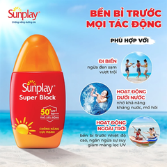 Sữa Chống Nắng Bảo Vệ Vượt Trội Sunplay Super Block SPF50+ PA++++
