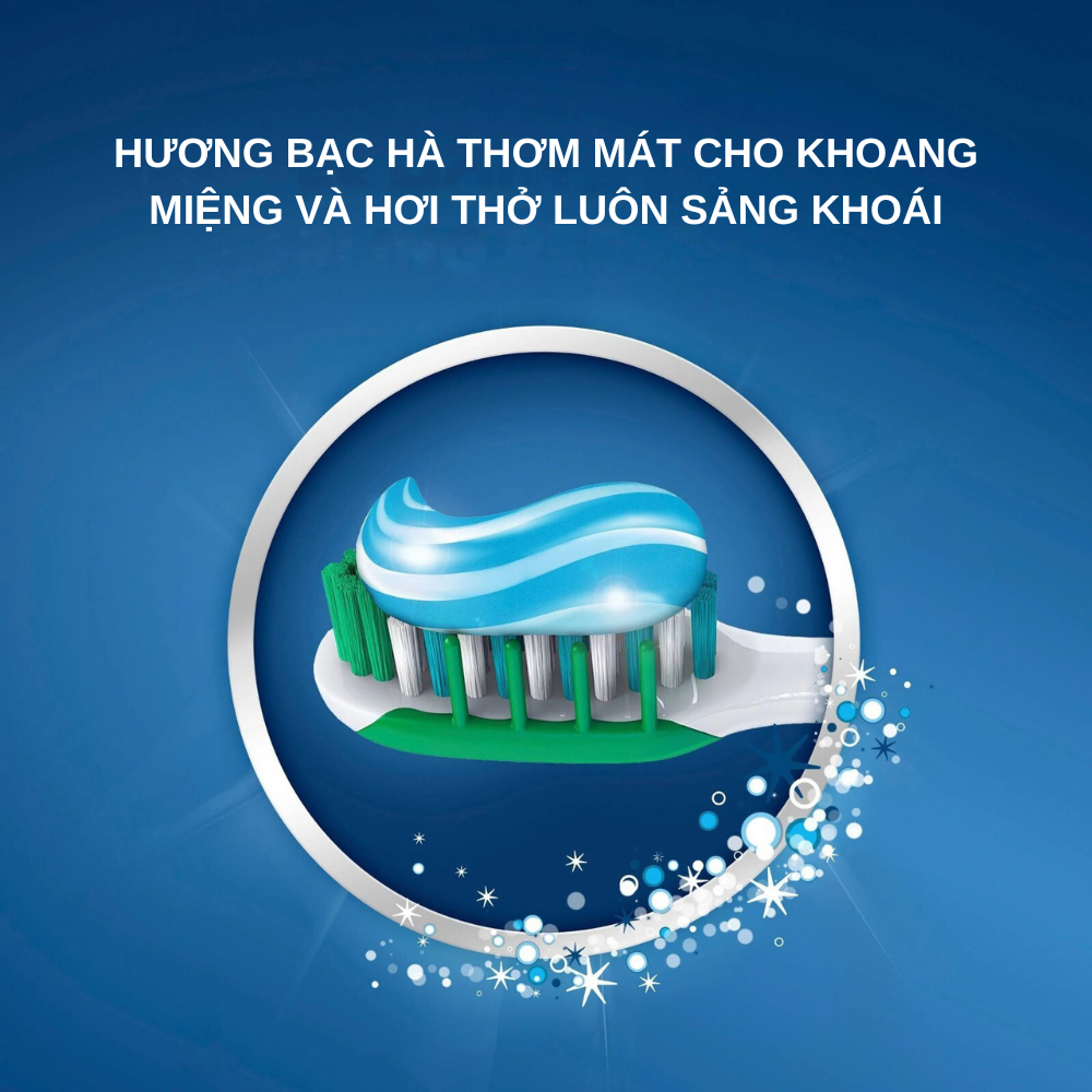 Kem Đánh Răng Crest Plus Baking Soda & Peroxide Whitening Fresh Mint Toothpaste 161g