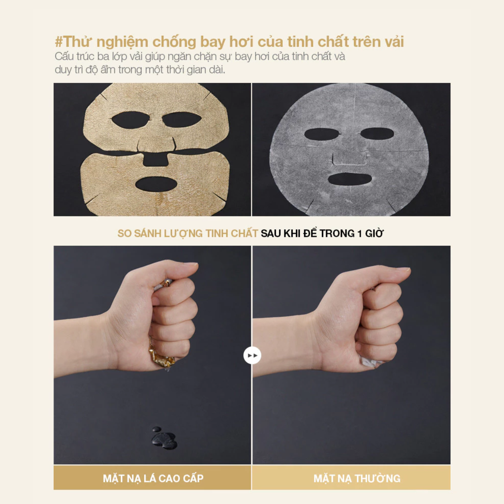 Mặt Nạ Tinh Chất Vàng Cấp Ẩm Chống Lão Hóa Da JMsolution Prime Gold Intensive Mask 30ml