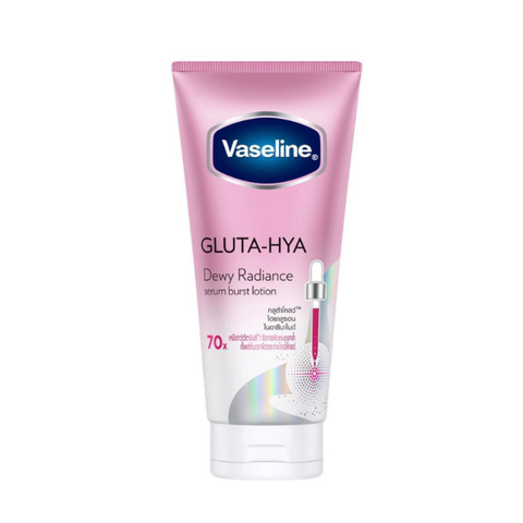 Sữa Dưỡng Thể Sáng Da Ban Đêm Vaseline Gluta-Hya Serum Burst UV Lotion Dewy Radiance 330ml