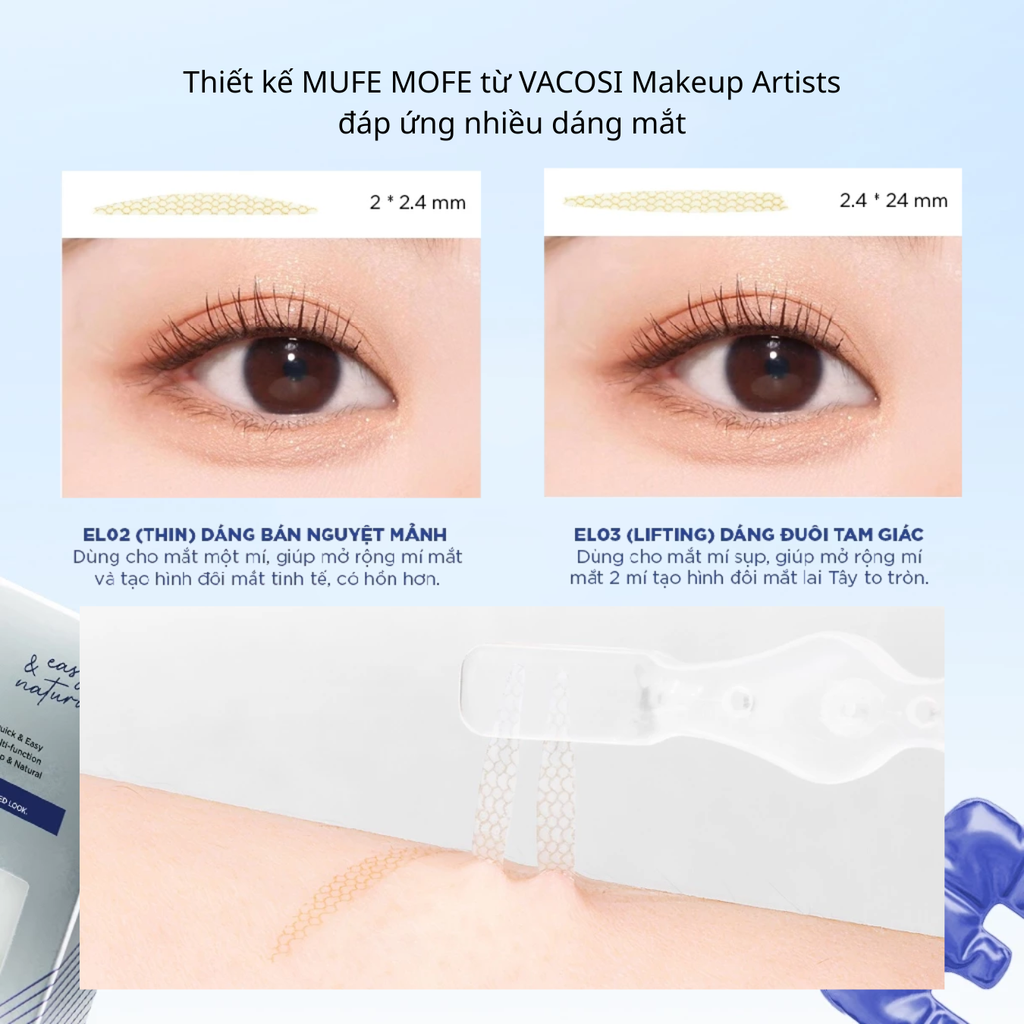 Miếng Dán Kích Mí Vacosi VM27 Double Eyelid Tape