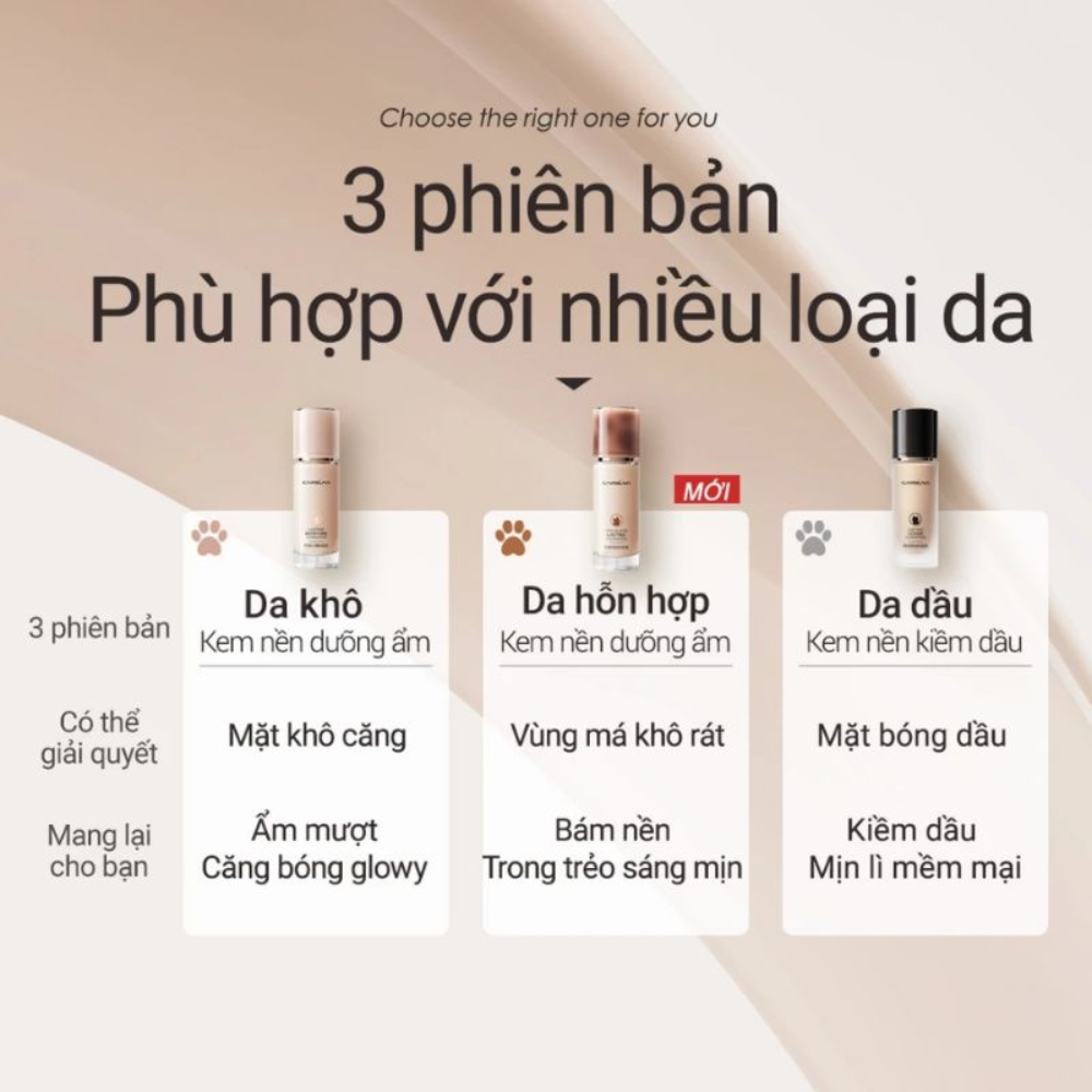 Kem Nền Cho Da Hỗn Hợp Carslan Traceless Lasting Foundation 30g