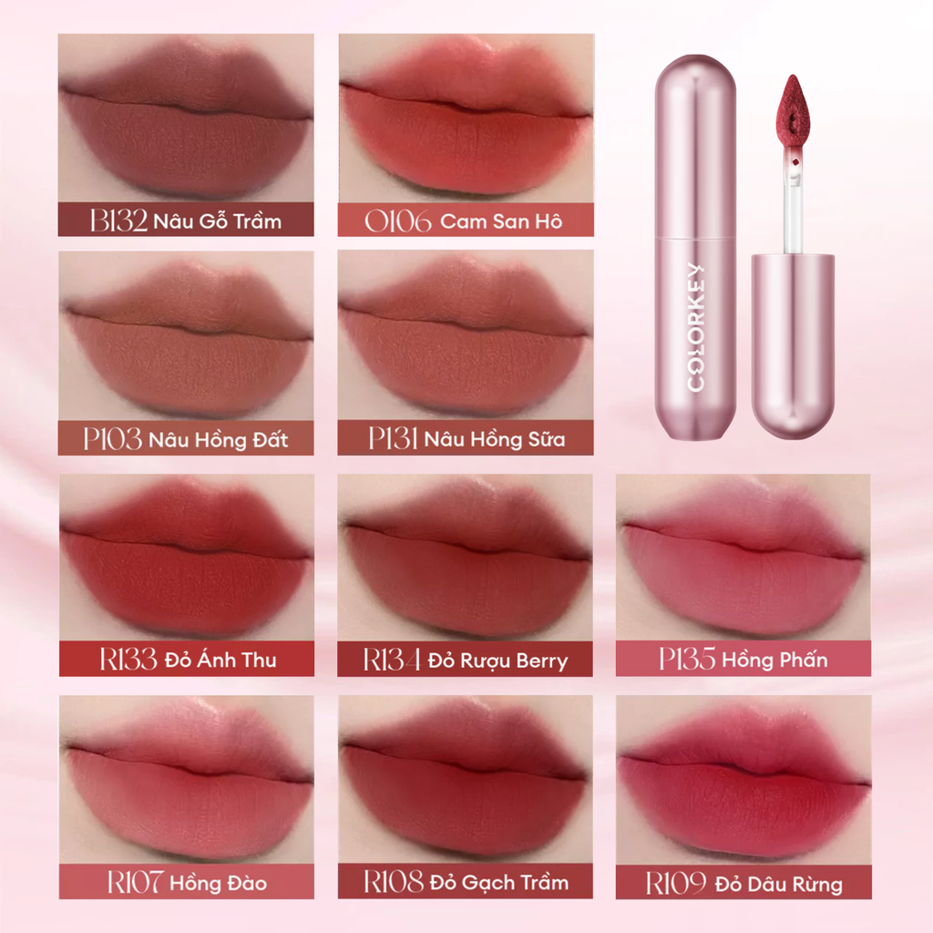 Son Kem Colorkey Mousse Matte Lip Mud 2g