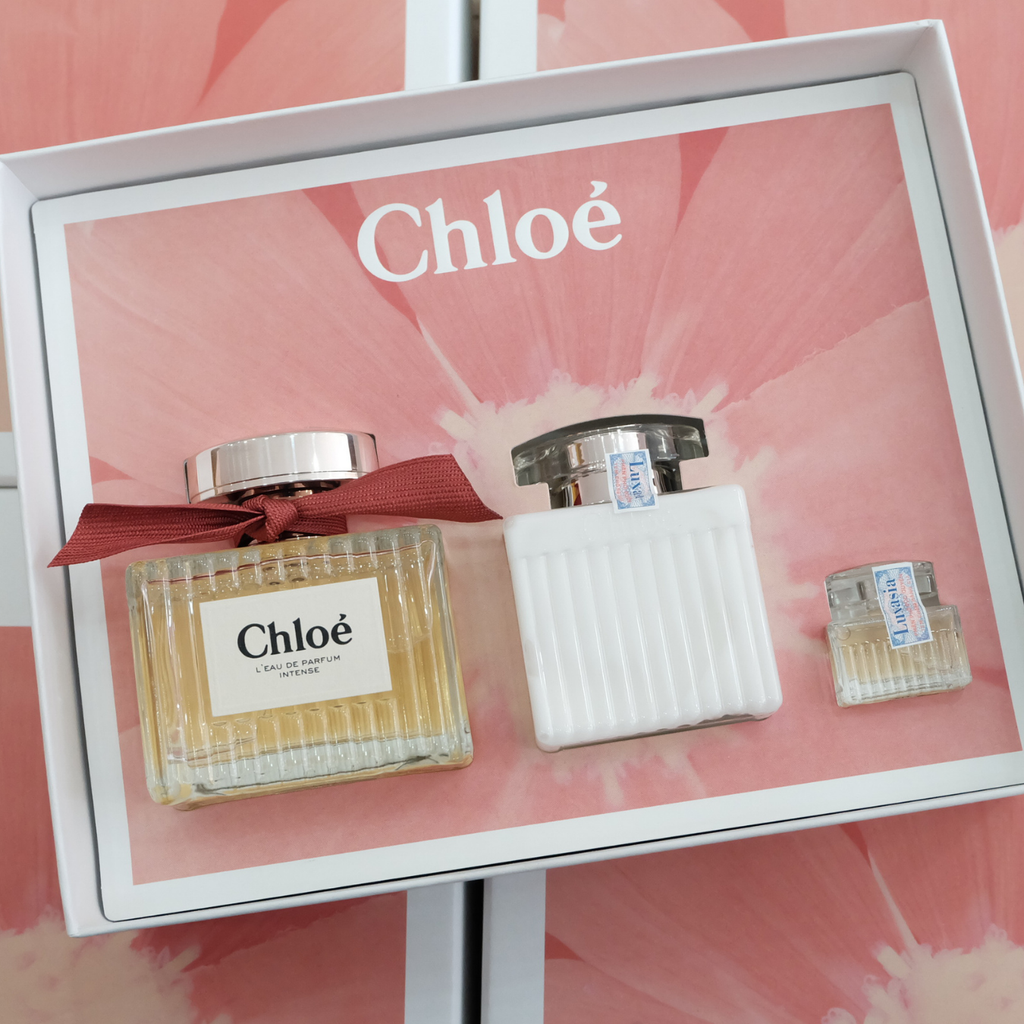 Set Nước Hoa Nữ Chloe L'Eau De Parfum Intense (EDP 100ml + EDP 5ml + Body Lotion 100ml)