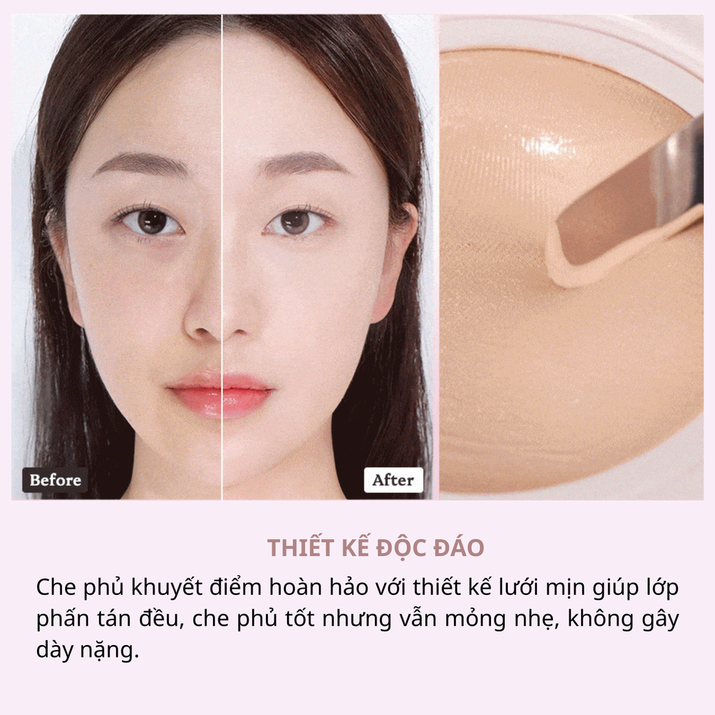 Phấn Nước Trang Điểm Clio Kill Cover Mesh Glow Essential Cushion SPF50+ PA++++ 15g (tặng kèm lõi)