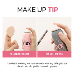 Xịt Khoá Nền So Natural Powder4room Make Up Setting Fixx 75ml
