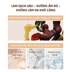 Set Sữa Rửa Mặt Whoo Gong Jin Hyang Clarifying Facial Foam Cleanser Special Set