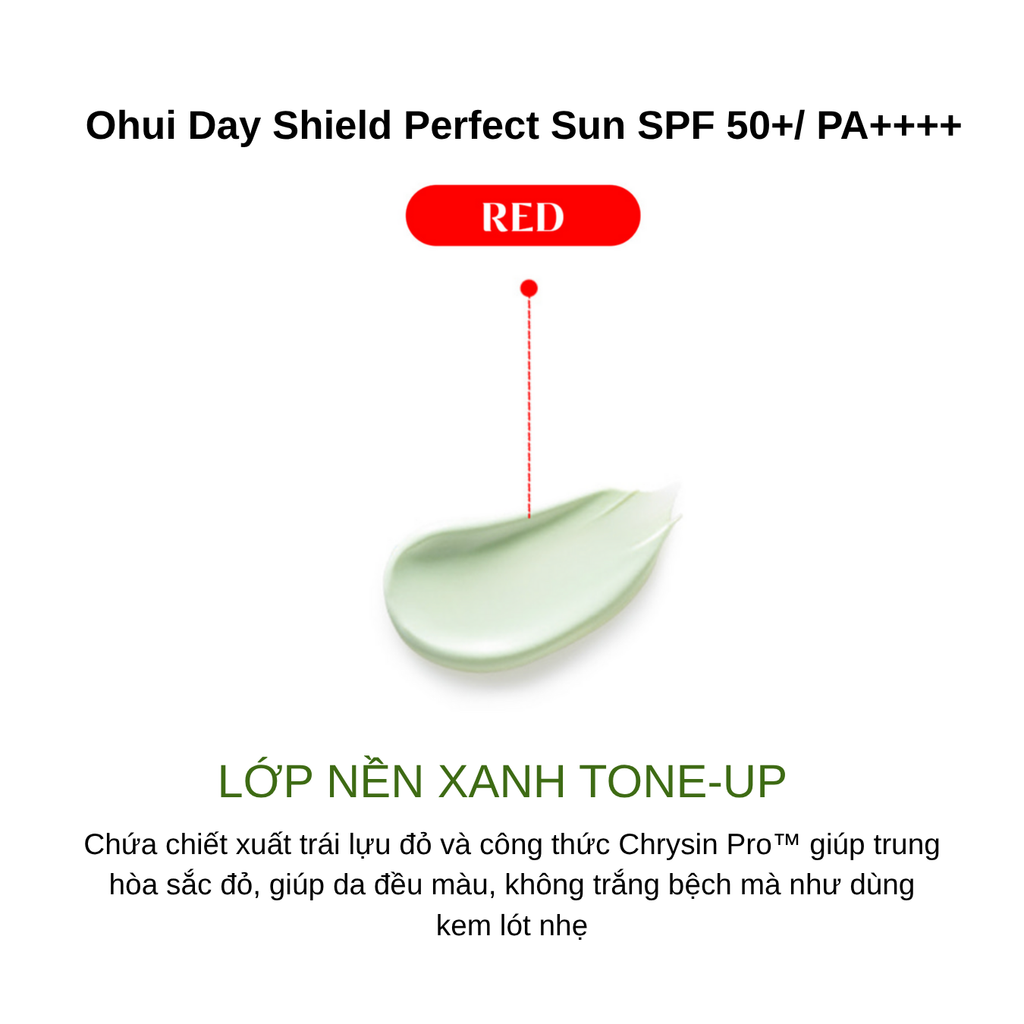 Bộ Sản Phẩm Chống Nắng Dưỡng Da Ohui Day Shield Perfect Sun Red 4PCS Set