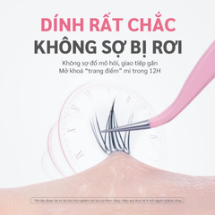 Lông Mi Giả Dạng Cụm Mlen Diary Nano-Bond Black Crystal 2.0