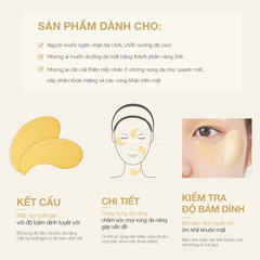 Mặt Nạ Mắt Chiết Xuất Vàng Ngừa Lão Hóa JMsolution Prime Gold Eye Patch 90g