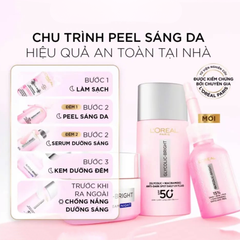 Tinh Chất Peel Da Tẩy Da Chết Loreal Paris Glycolic-Bright Anti-Dark Spot Exfoliant Peel 25ml