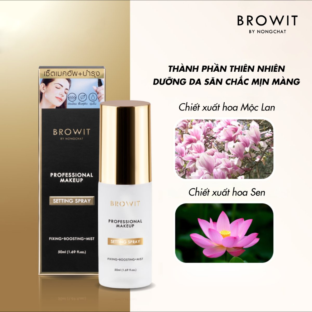 Xịt Khóa Nền Browit By Nongchat Professional Makeup Setting Spray 50ml