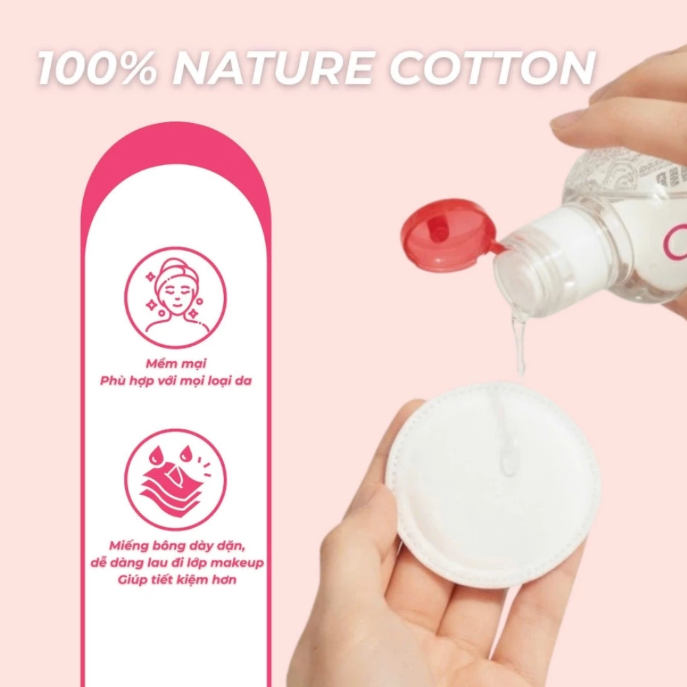 Bông Tẩy Trang O'Relia Premium Cotton Pads