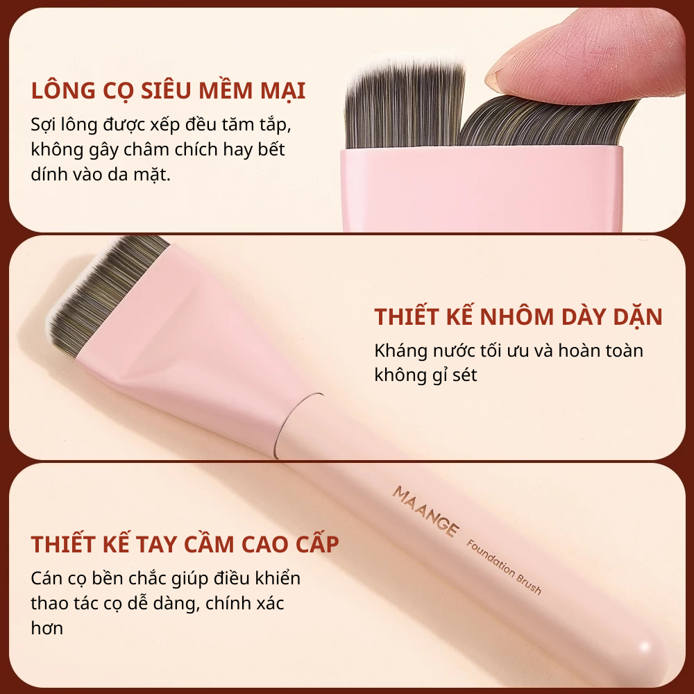 Cọ Tán Kem Nền Maange Foundation Brush