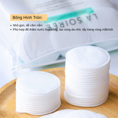 Bông Tẩy Trang La Soirée Premium Cotton