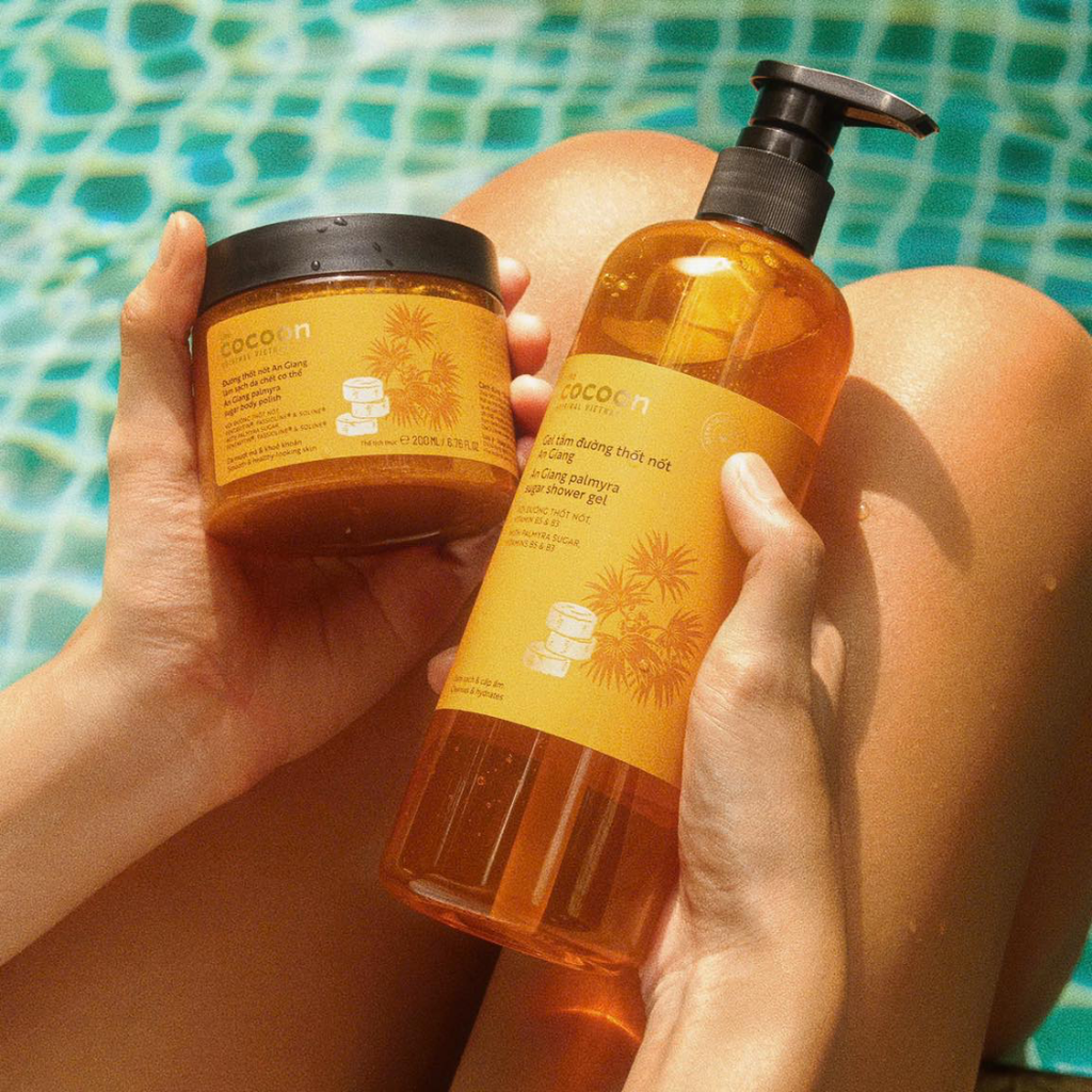 Gel Tắm Đường Thốt Nốt An Giang Cocoon Palmyra Sugar Shower Gel 500ml