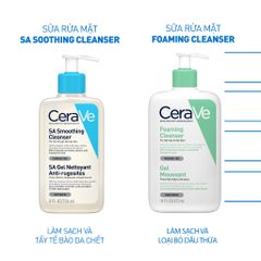 Sữa Rửa Mặt Da Nhạy Cảm Cerave SA Smoothing Cleanser 236ml