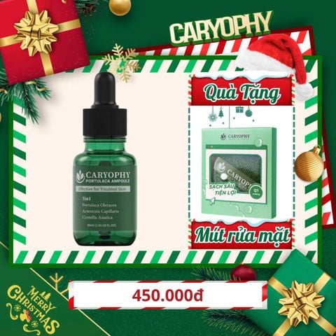 Tinh Chất Hỗ Trợ Giảm Mụn Thâm Mụn Caryophy Portulaca Ampoule 30ml