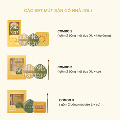 Bộ Bông Mút Tán Kem Nền Dạng Lỏng Amortals 100% Powder Puff Set