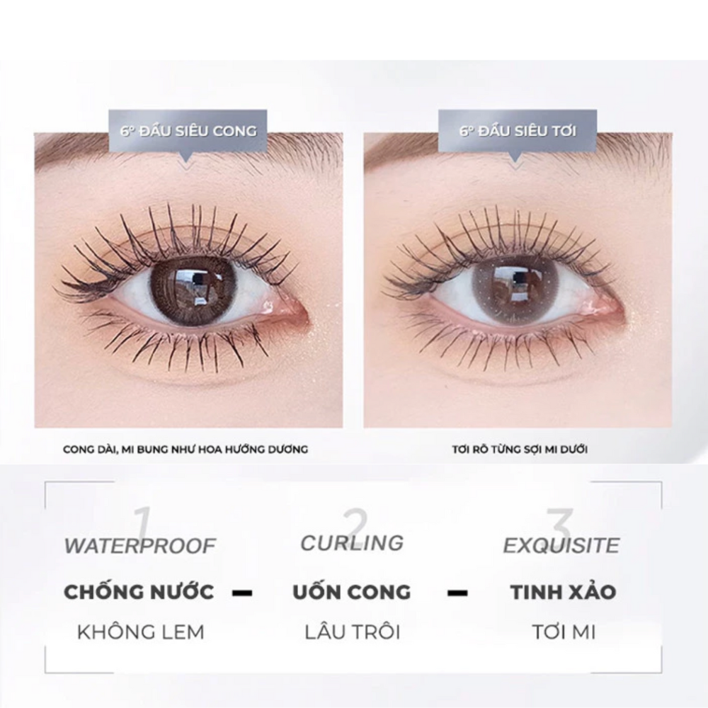 Mascara Làm Cong Dài & Tơi Mi Judydoll Curling Iron Mascara 3g