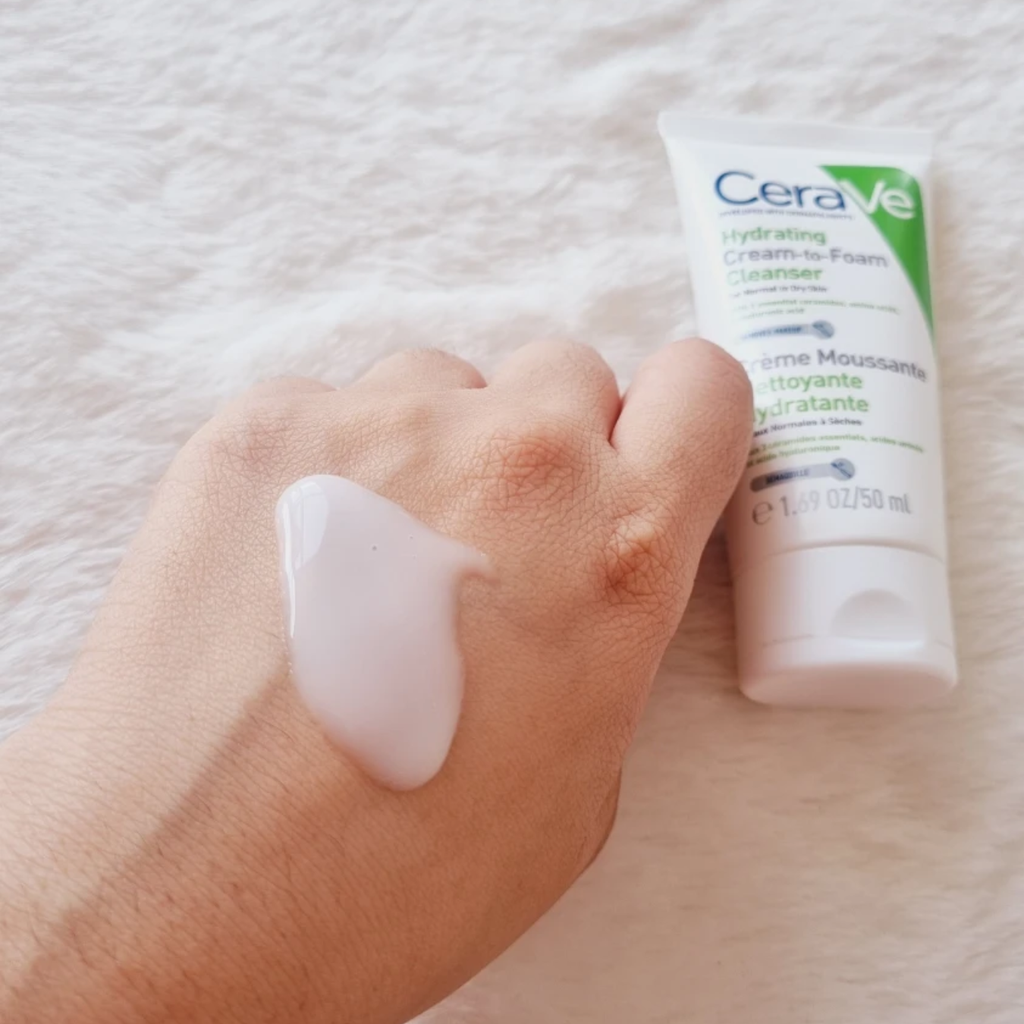 Sữa Rửa Mặt Dạng Kem Tạo Bọt Cerave Hydrating Cream-To-Foam Cleanser 100ml