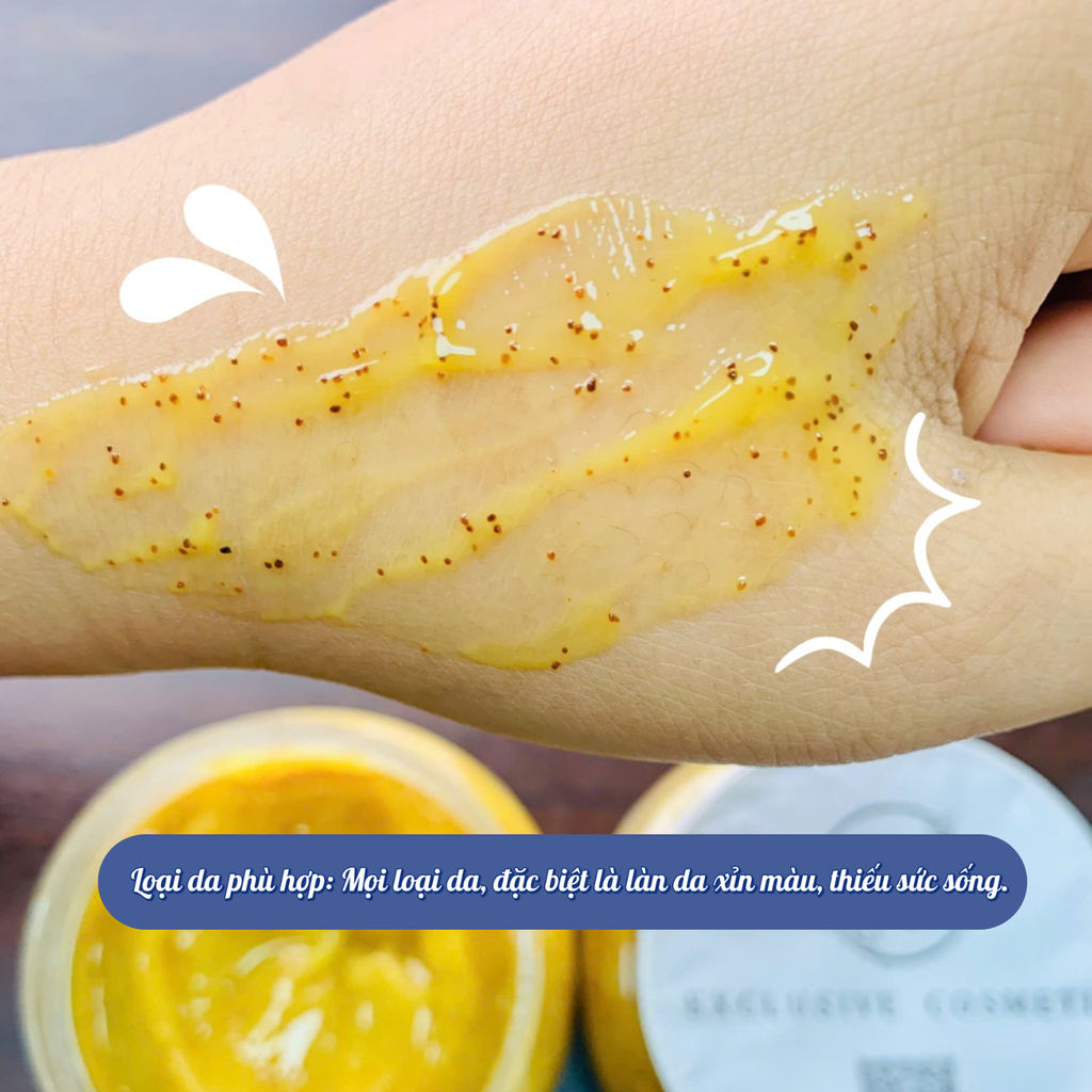 Tẩy Da Chết Toàn Thân Hương Chanh Đào Exclusive Cosmetic Gel Scrub Grapefruit Lime Apricot 380g