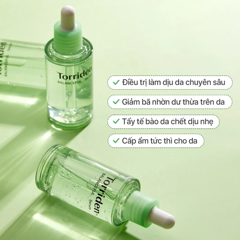 Tinh Chất Cấp Ẩm Và Hỗ Trợ Làm Dịu Cho Da Mụn Torriden Balanceful Centella Asiatica Extract Serum 50ml