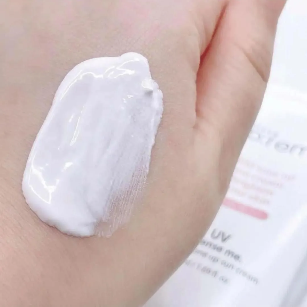 Kem Chống Nắng Nâng Tone Trắng Hồng Make P:rem Soothing Pink Tone Up Sun Cream SPF50+ PA++++ 50ml