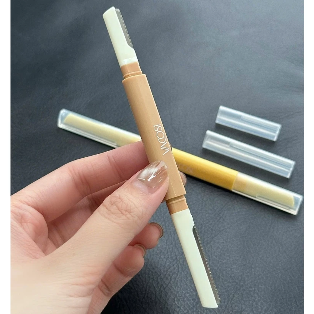 Set Dao Cạo Mày 2 Đầu Vacosi DC17 Dual-End Eyebrow Razor Autumn Pack