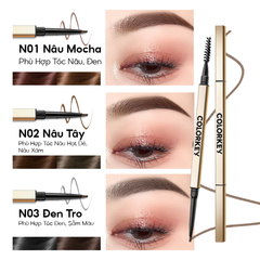 Chì Kẻ Mày Lâu Trôi Kháng Nước Colorkey The Rapid Eyebrow Pencil 0.07g