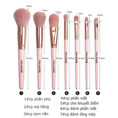 Bộ Cọ Trang Điểm 7 Cọ Maange Makeup Brush Set