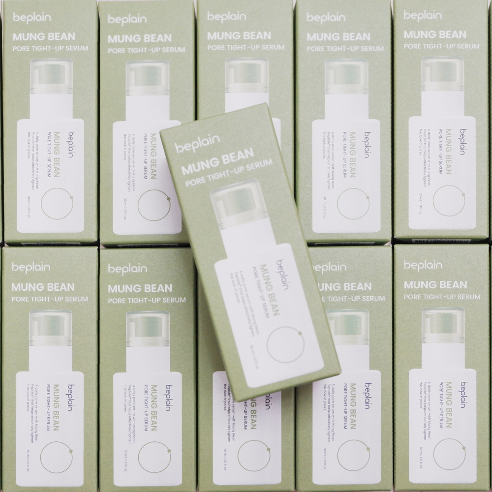 Tinh Chất Kiềm Dầu Se Khít Lỗ Chân Lông beplain Mung Bean Pore Tight-up Serum 30ml