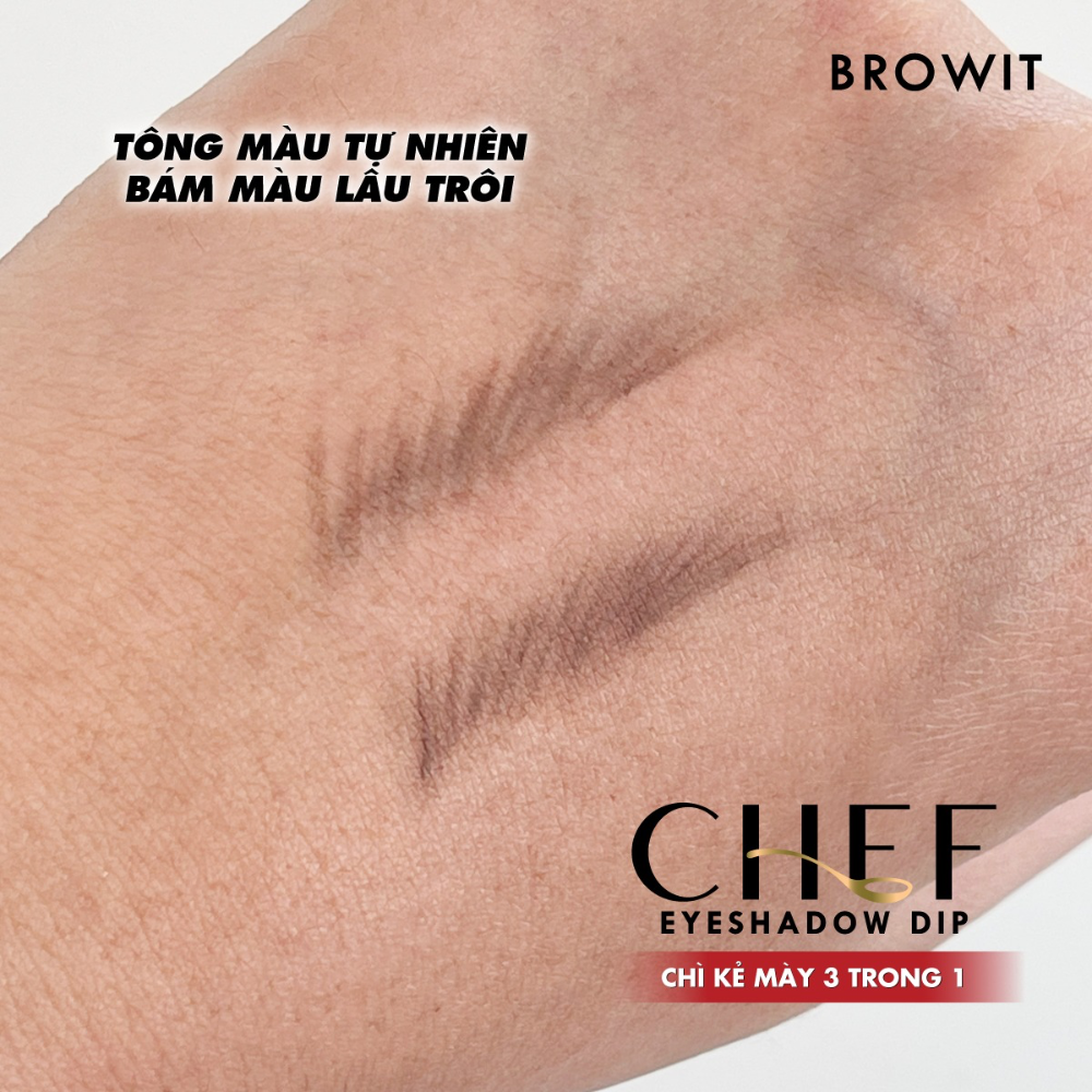 Chì Kẻ Chân Mày Browit By Nongchat Chef Eyebrow Pencil 0.15g