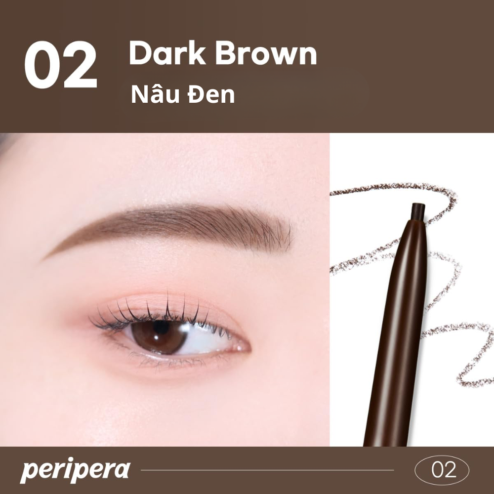Chì Kẻ Mày Peripera Speedy Skinny Brow 0.05g