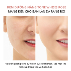 Kem Dưỡng Trắng Nâng Tone Cấp Ẩm Whisis Rose' Toneup Cream 50ml