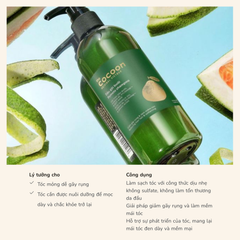 Combo Dầu Gội Bưởi Giảm Gãy Rụng Cocoon 500ml + Gel Tắm Đường Thốt Nốt An Giang 500ml